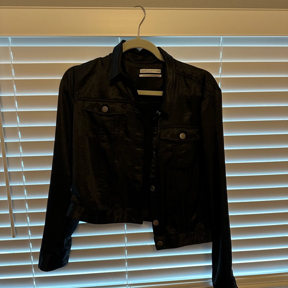 Urban Outfitters Black Jean Jacket